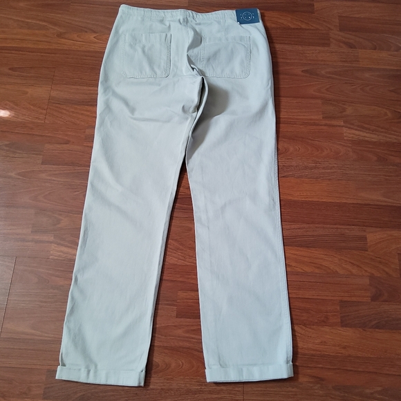 Even Tide Relaxed Drawstring Chino Pants Size 33 × 34 New - Picture 4 of 10
